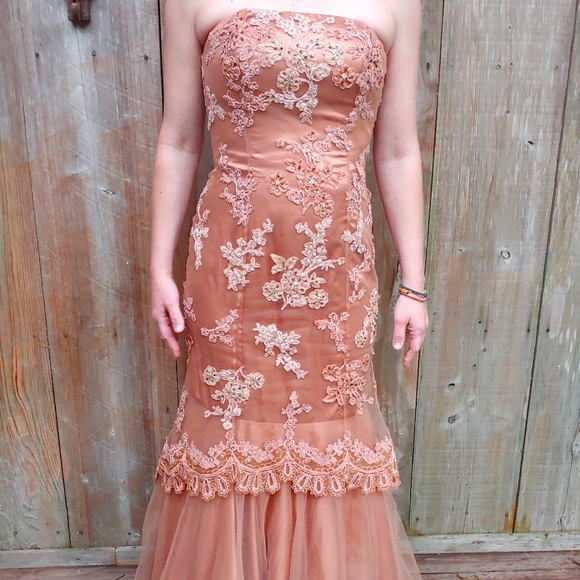 Tiffany Designs Dresses & Skirts - Tiffany Strapless Formal Gown